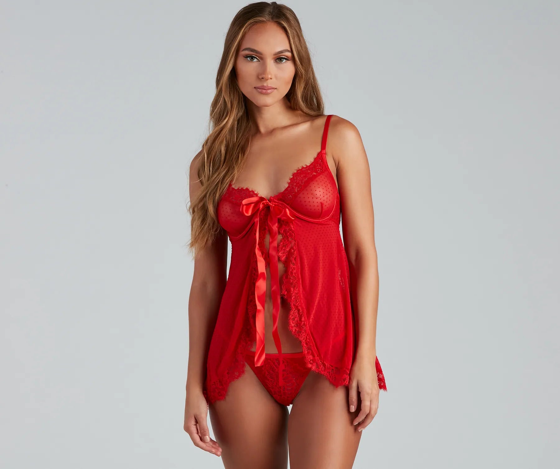 Forever Sultry Babydoll Dress And Panty Set - Image 5