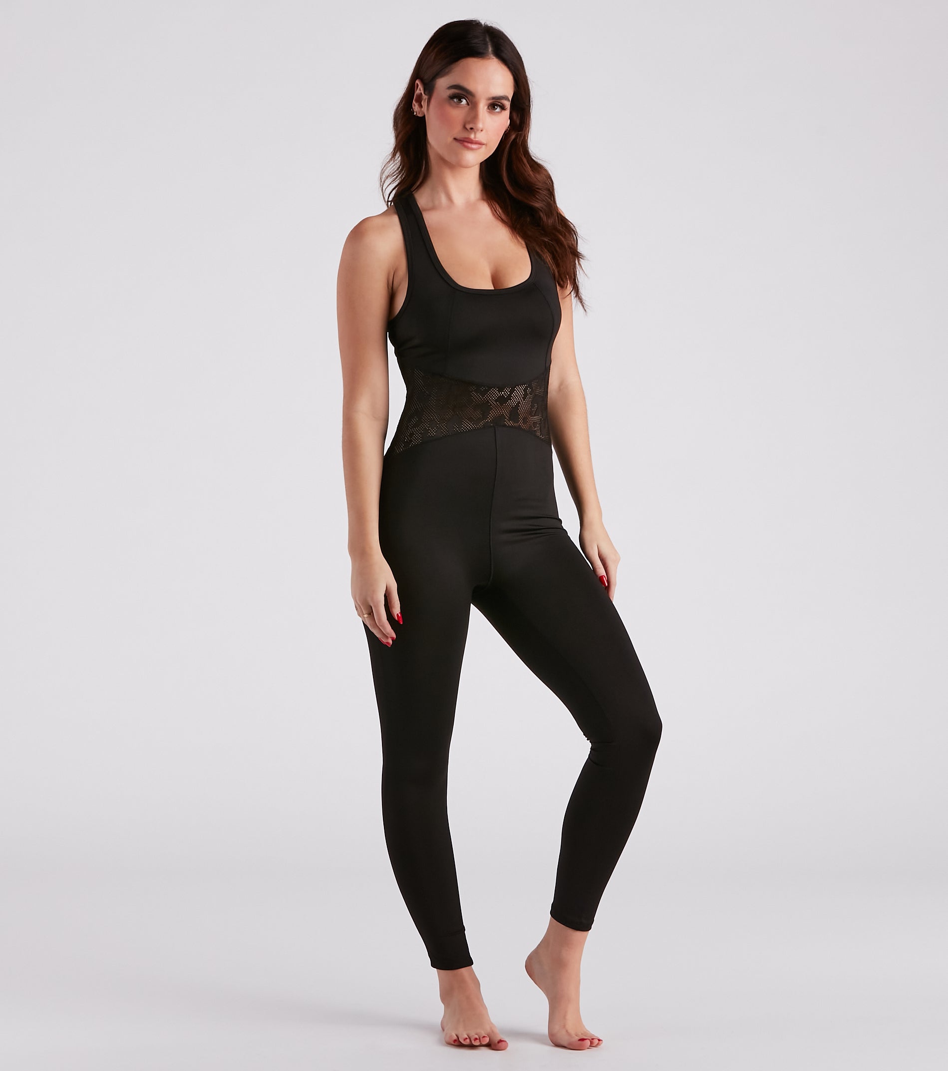 Chic Casual Style Sleeveless Catsuit - Image 3