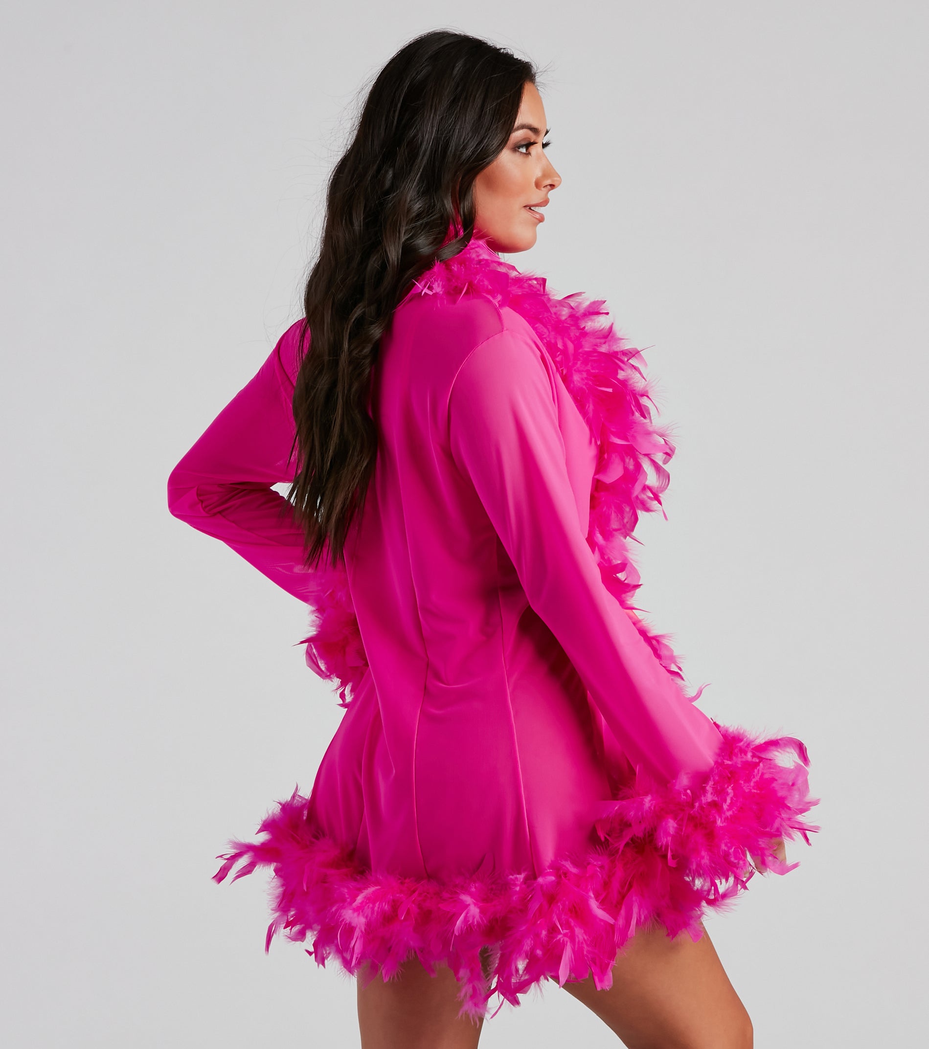 So Seductive Short Mesh Robe - Image 16