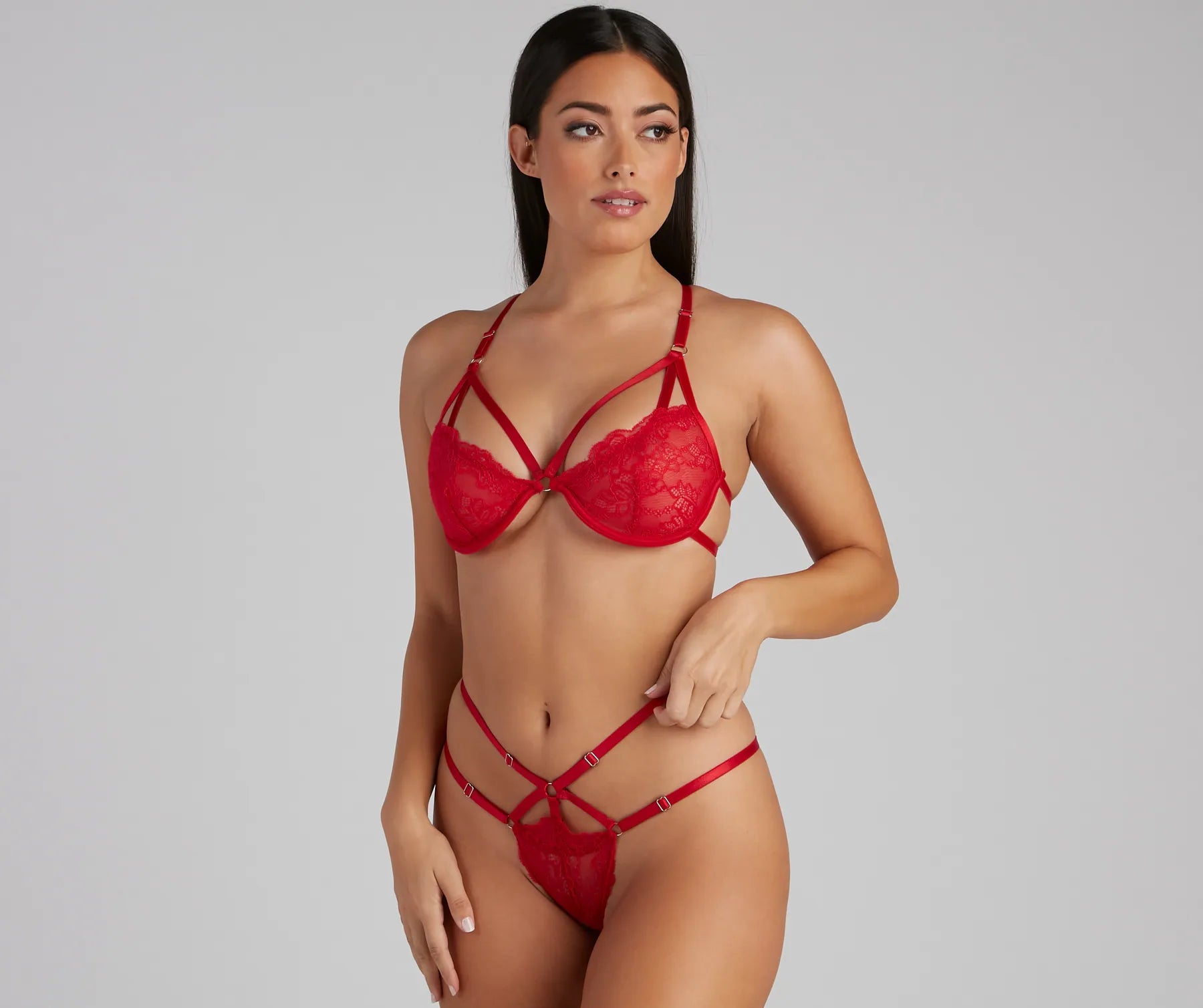 Spark The Romance Lace Bra And Panty Set - Image 4