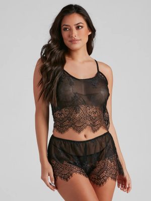 Lacy and Chic Lingerie Set