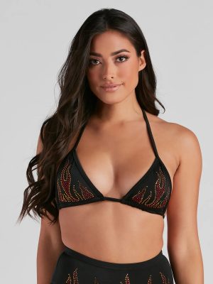 Too Hot To Handle Triangle Bra