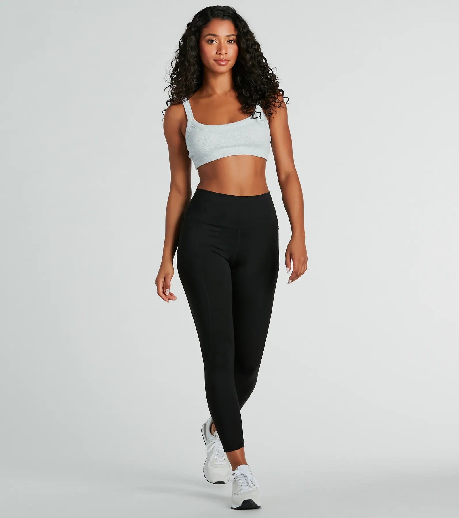 Effortless Essential Ribbed Knit Tank Bralette - Image 6