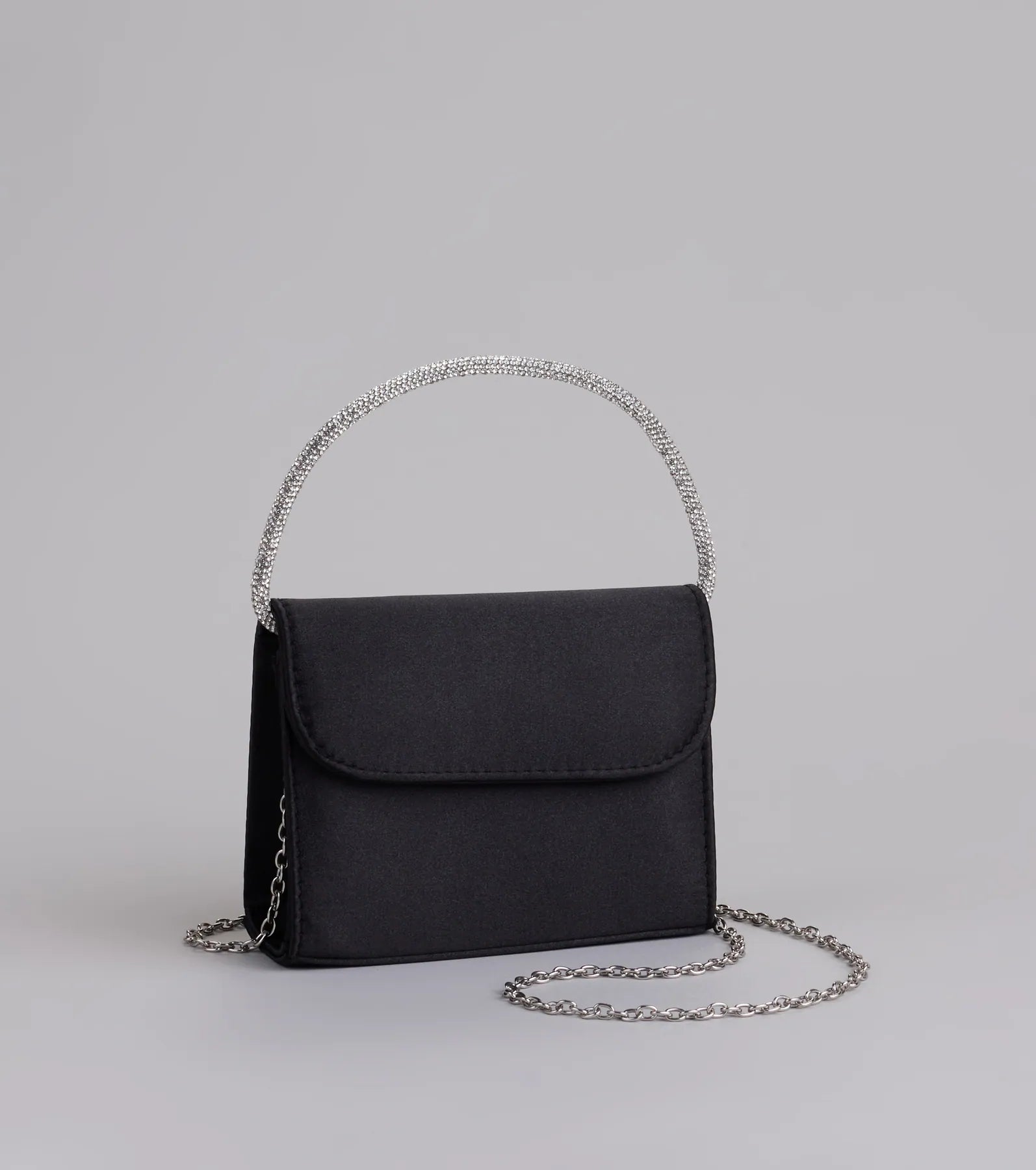 Stylish Endeavor Rhinestone Top Handle Handbag - Image 5