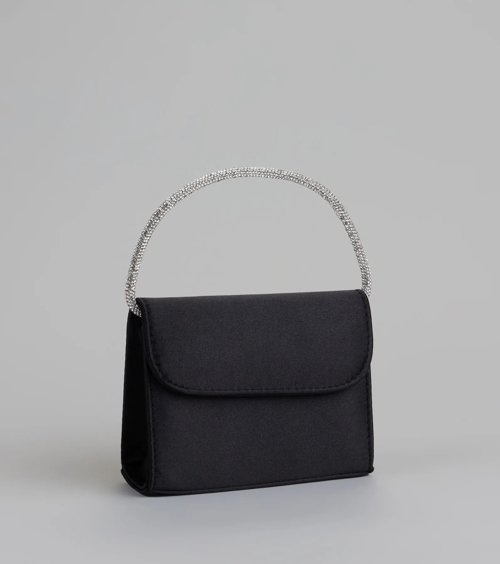 Stylish Endeavor Rhinestone Top Handle Handbag - Image 6