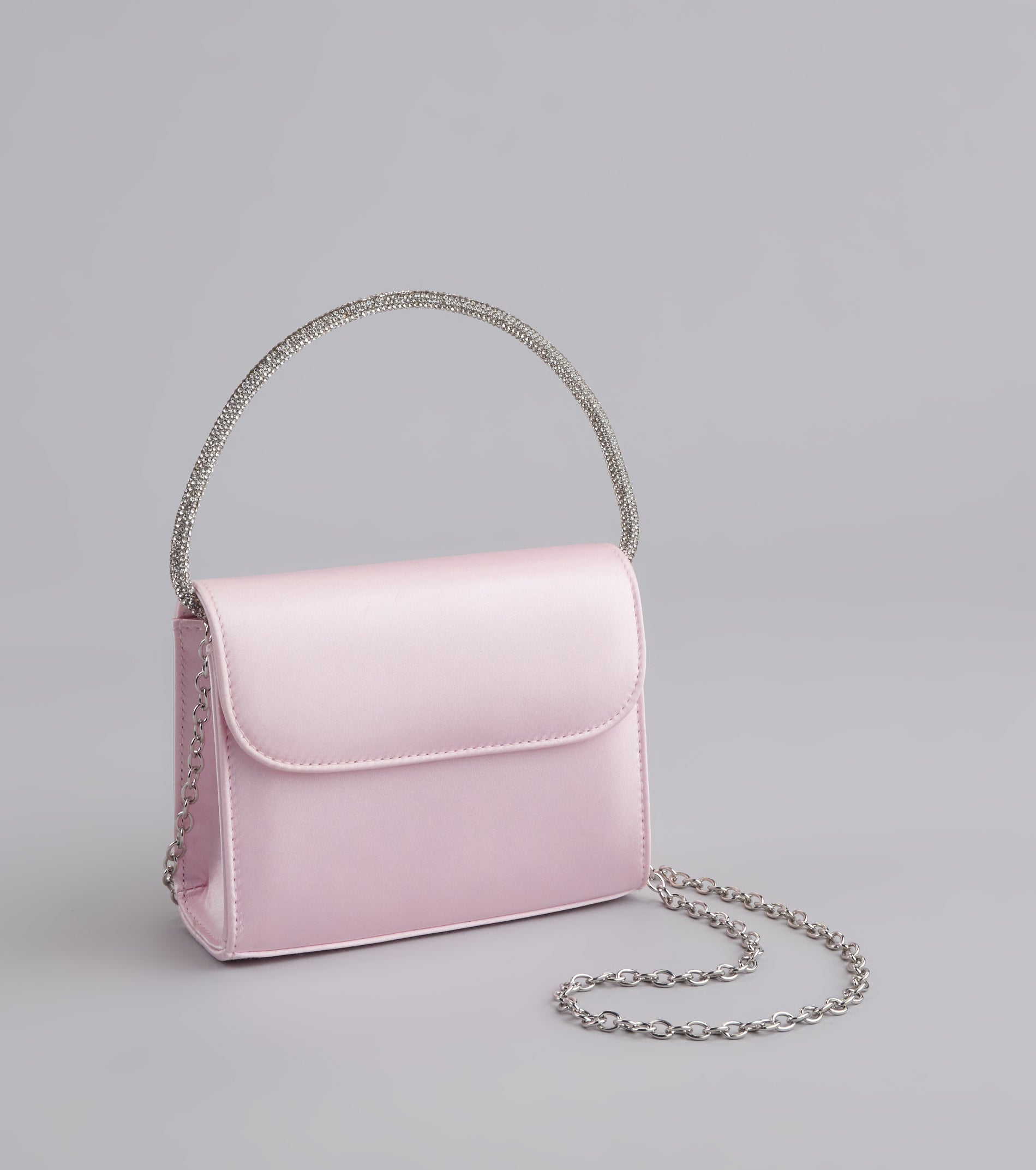 Stylish Endeavor Rhinestone Top Handle Handbag - Image 10