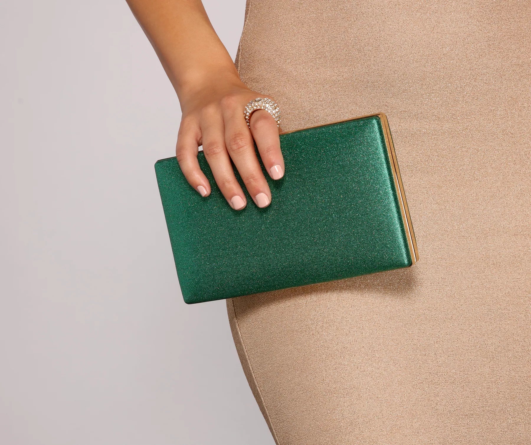 Magical Moments Glitter Ring Clasp Clutch - Image 4