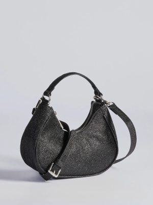 All The Glitz Glitter Mesh Handbag