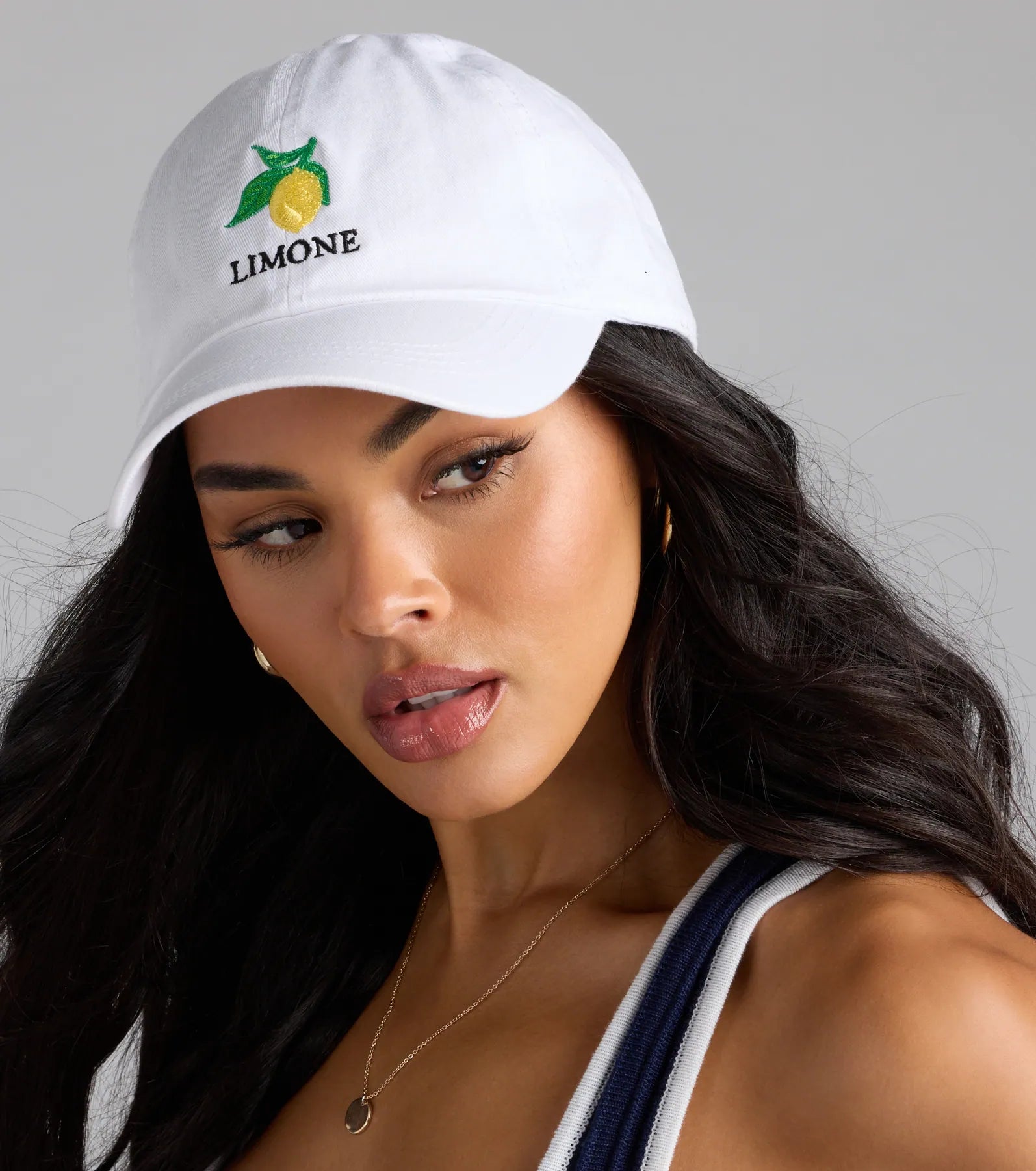 Limone Embroidered Baseball Cap - Image 4
