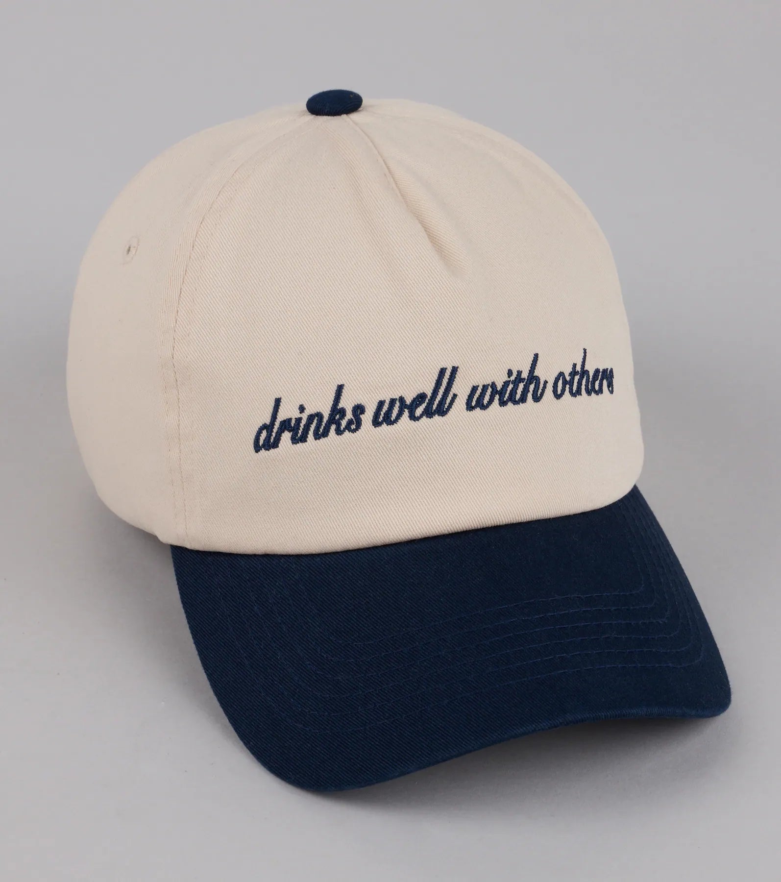 Drinks Well With Others Baseball Cap - Image 6