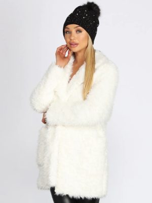 Winter Wonderland Beaded Pom Pom Beanie