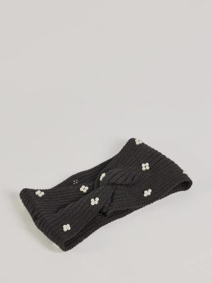 Chic Beauty Faux Pearl Head Wrap