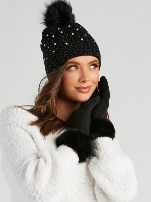 Diva Essential Faux Fur Cuff Gloves