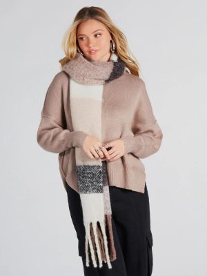 Must-Have Fringe Plaid Scarf