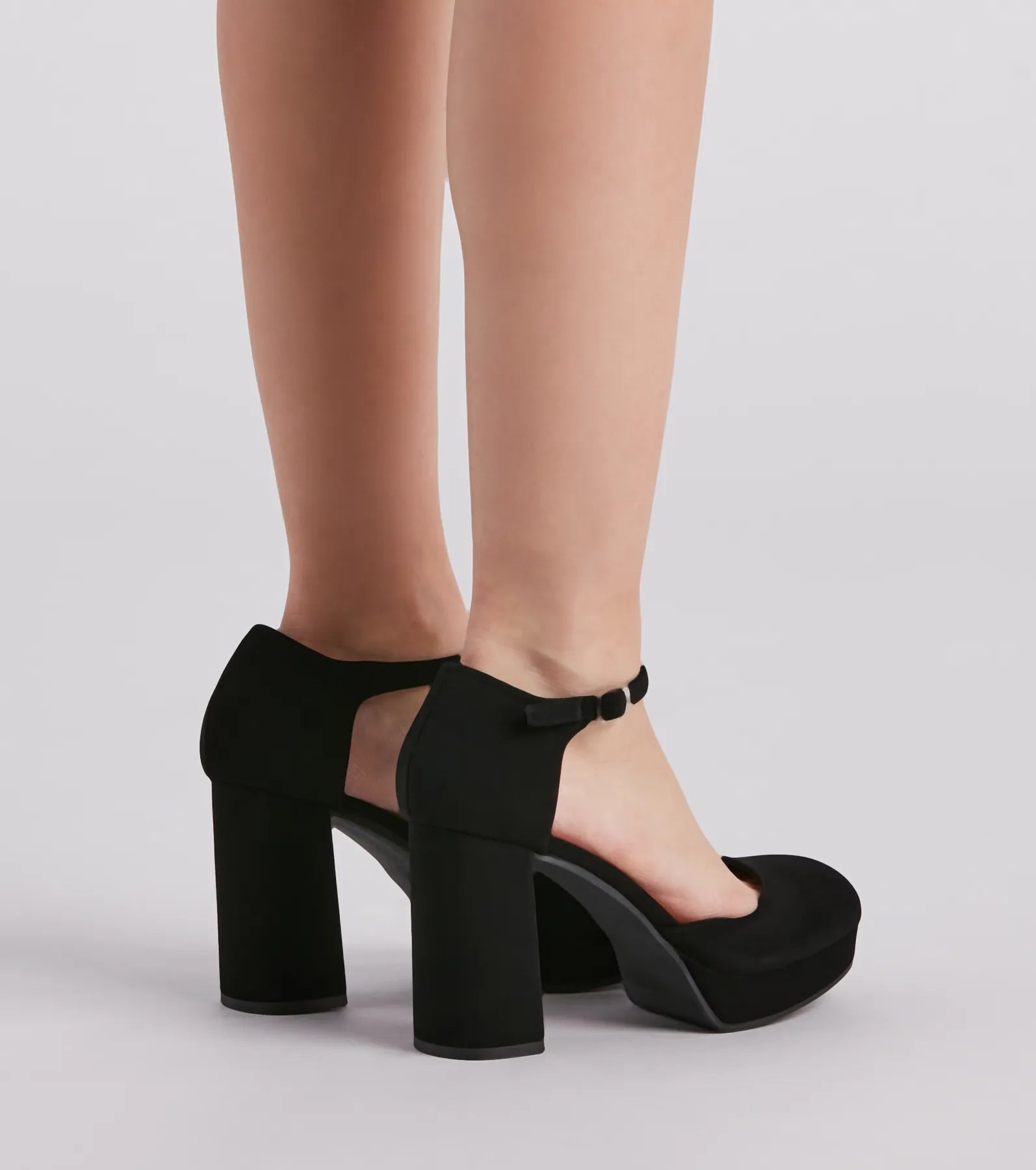 Classic Trendsetter Mary Jane Platform Heels - Image 4