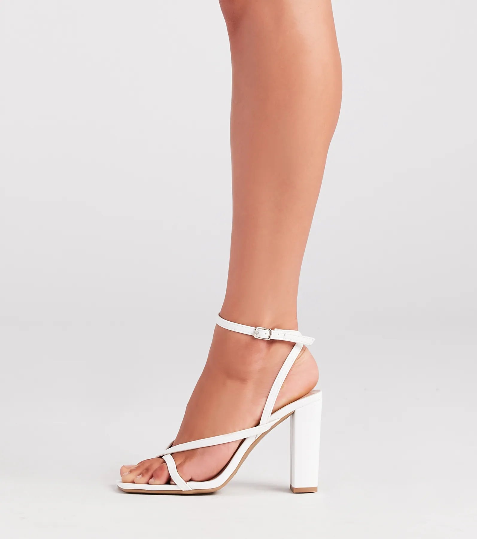 Chic Update Strappy Block Heels - Image 3