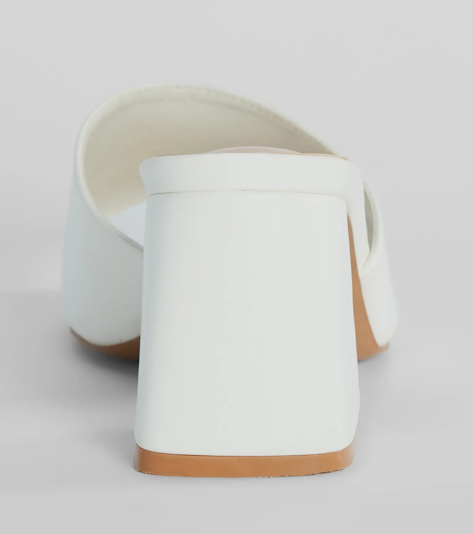 Meant To Last Square Toe Block Heel Mules - Image 4