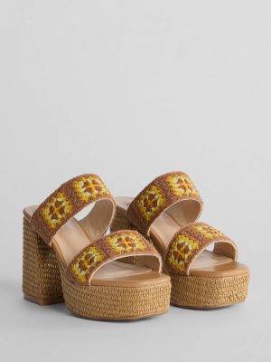 Summer Dream Crochet Espadrille Platform Sandals