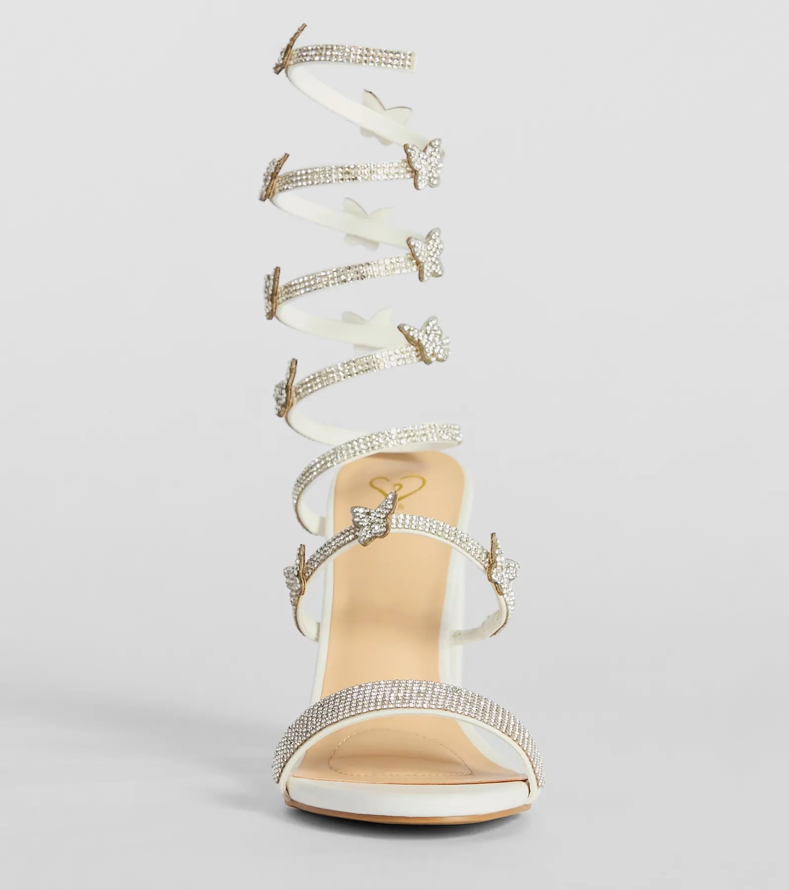 Butterfly Mystique Rhinestone Spiral Heels - Image 7