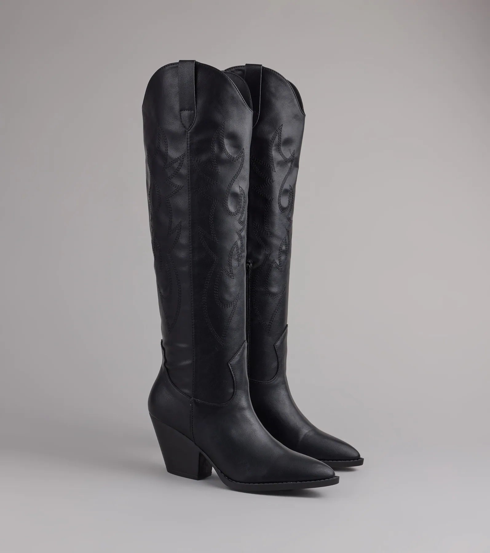 Lone Star Girl Knee High Cowboy Boots - Image 6