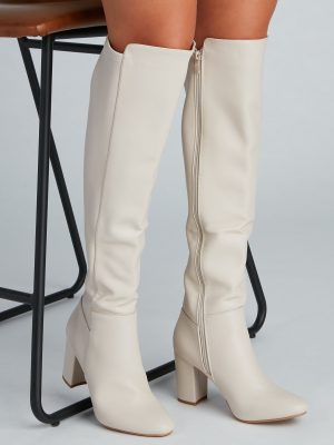 Just My Type Knee-High Boots