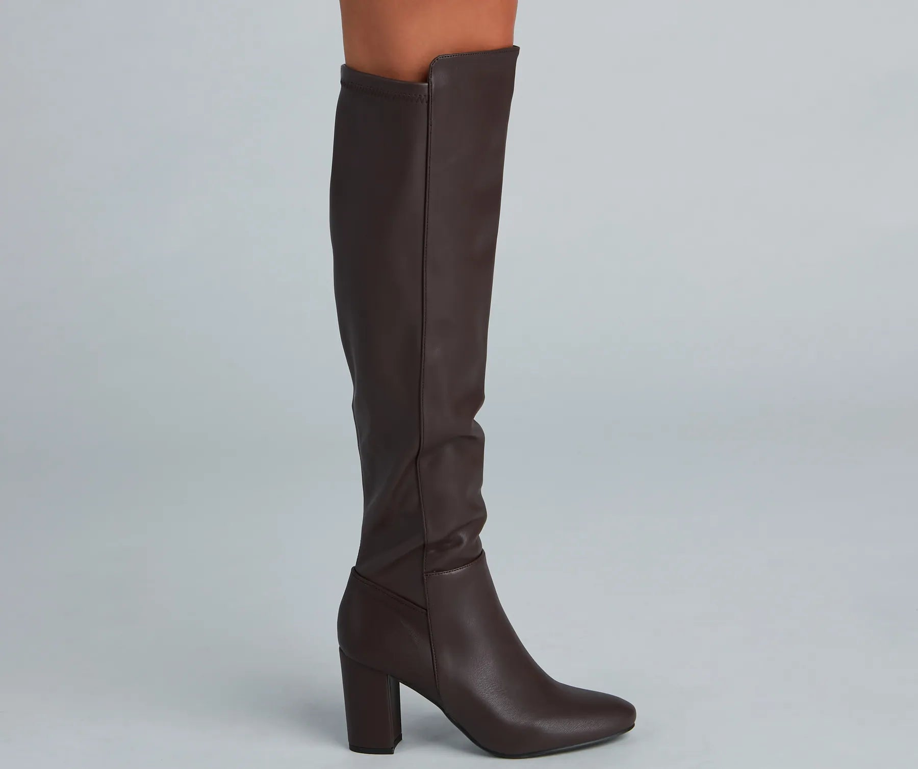 Western Vibes Faux Leather Boots - Image 8