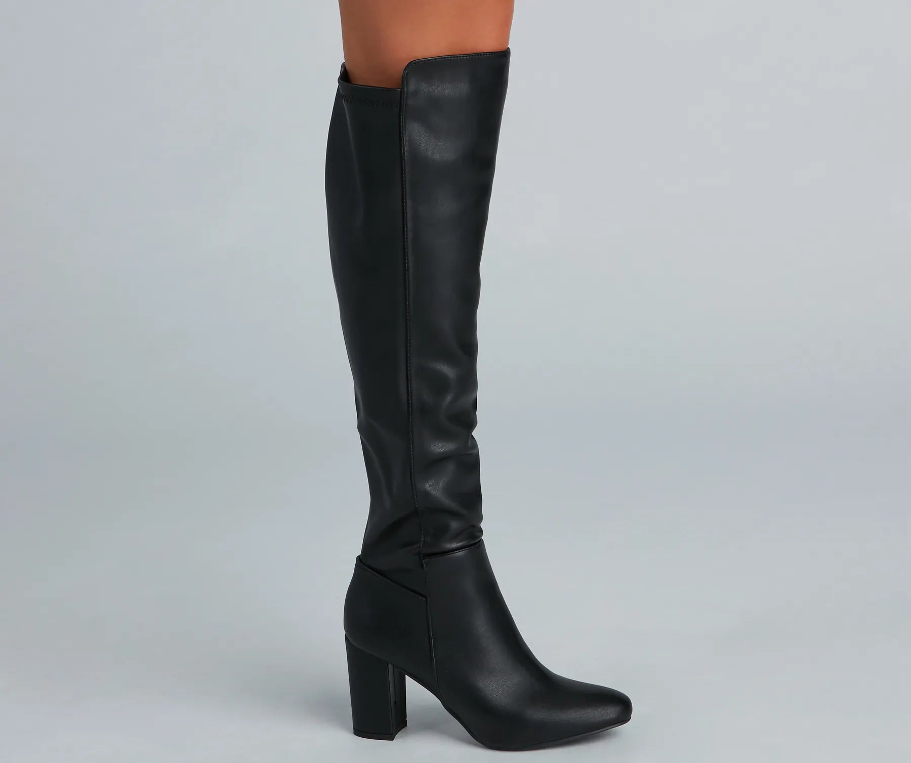 Western Vibes Faux Leather Boots - Image 4