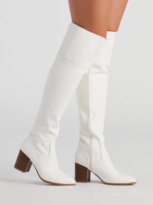 Retro Babe Over-The-Knee Boots