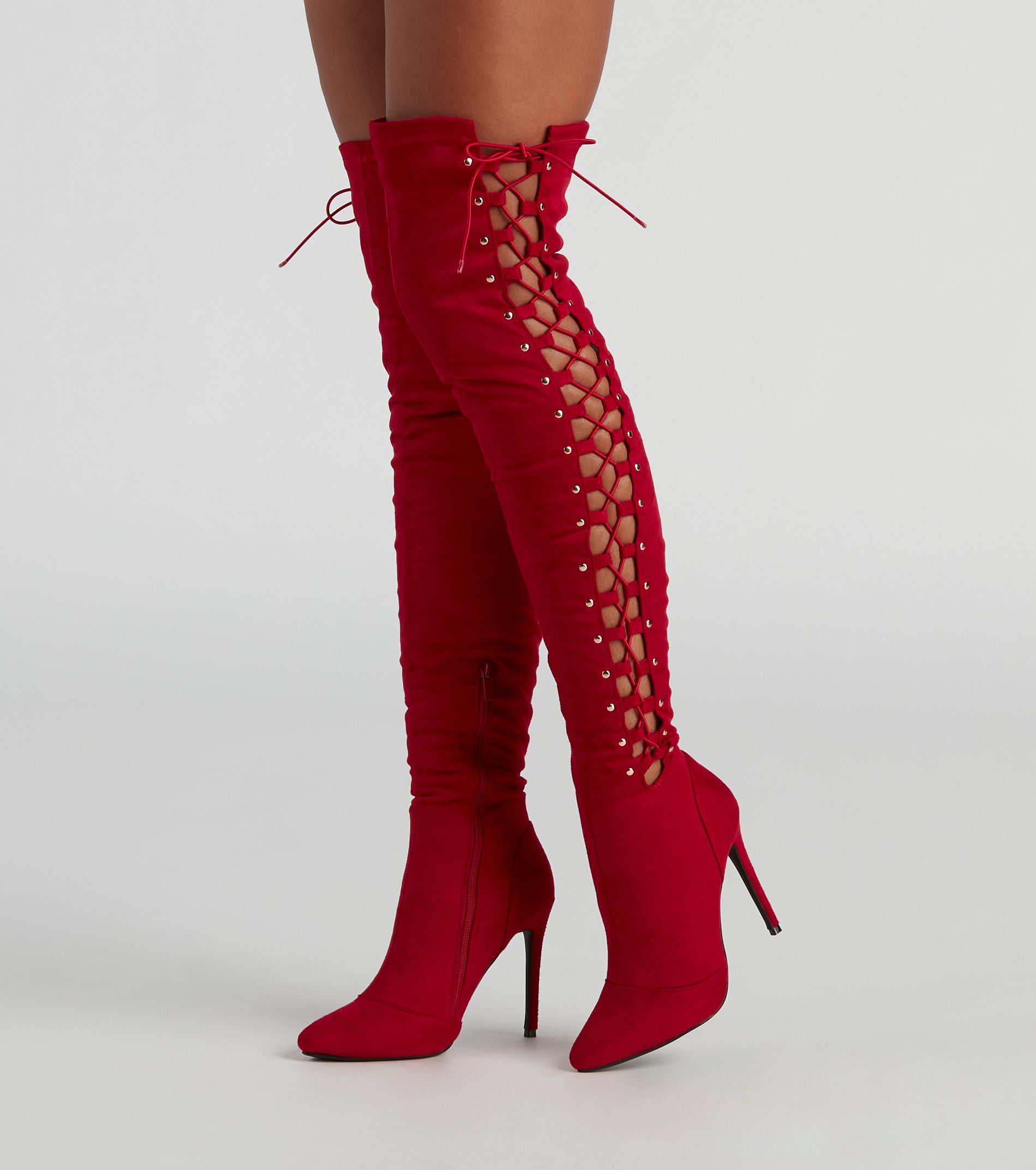My Scene Lace Up Over The Knee Boots - Image 2