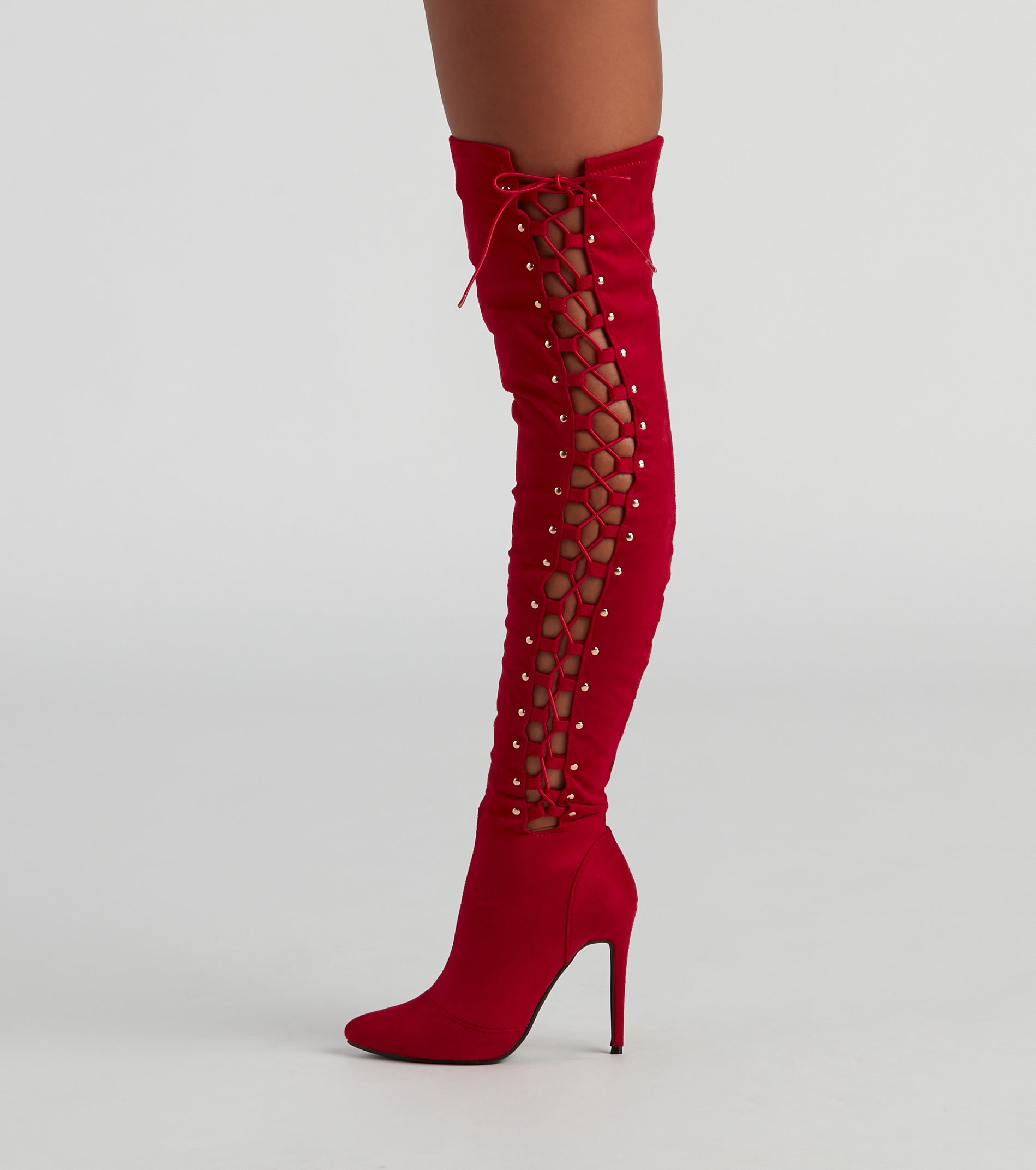 My Scene Lace Up Over The Knee Boots - Image 3