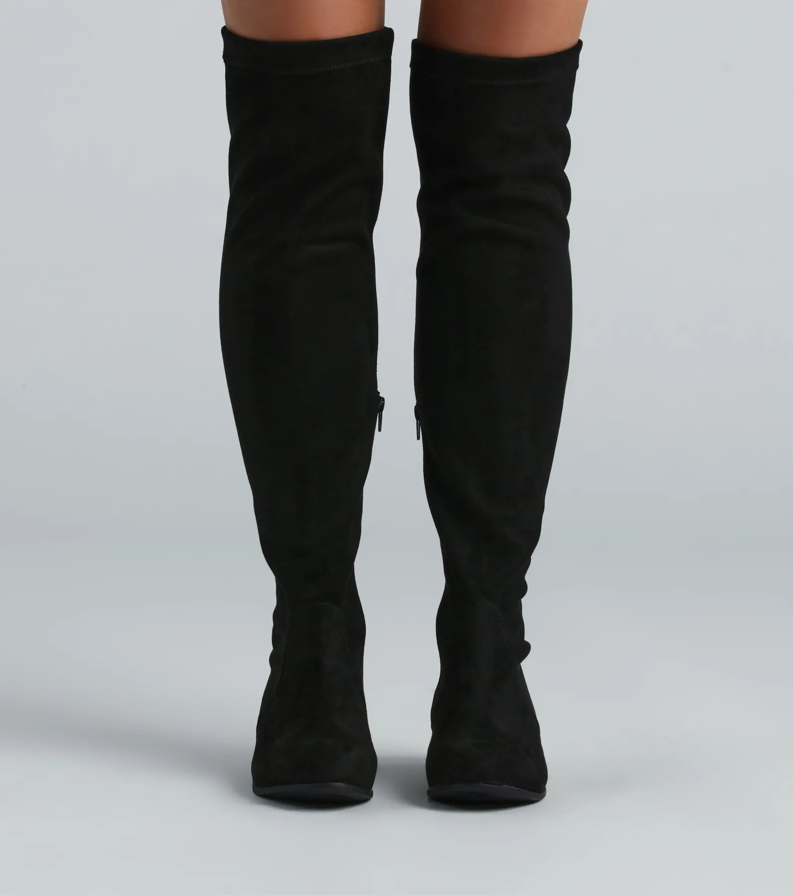 In Love Lace-Up Knee High Boots - Image 2