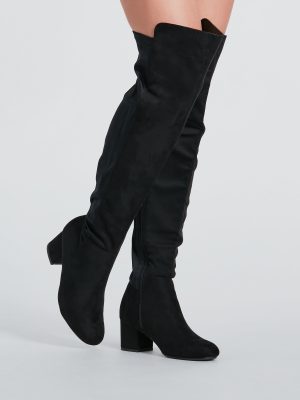 Style Staple Block Heel Over-The-Knee Boots