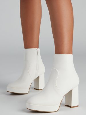 Feelin' Retro Platform Booties