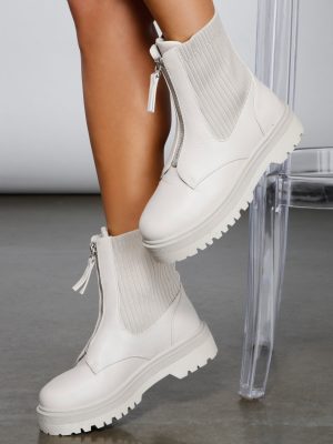 A Total Vibe Lug Sole Booties