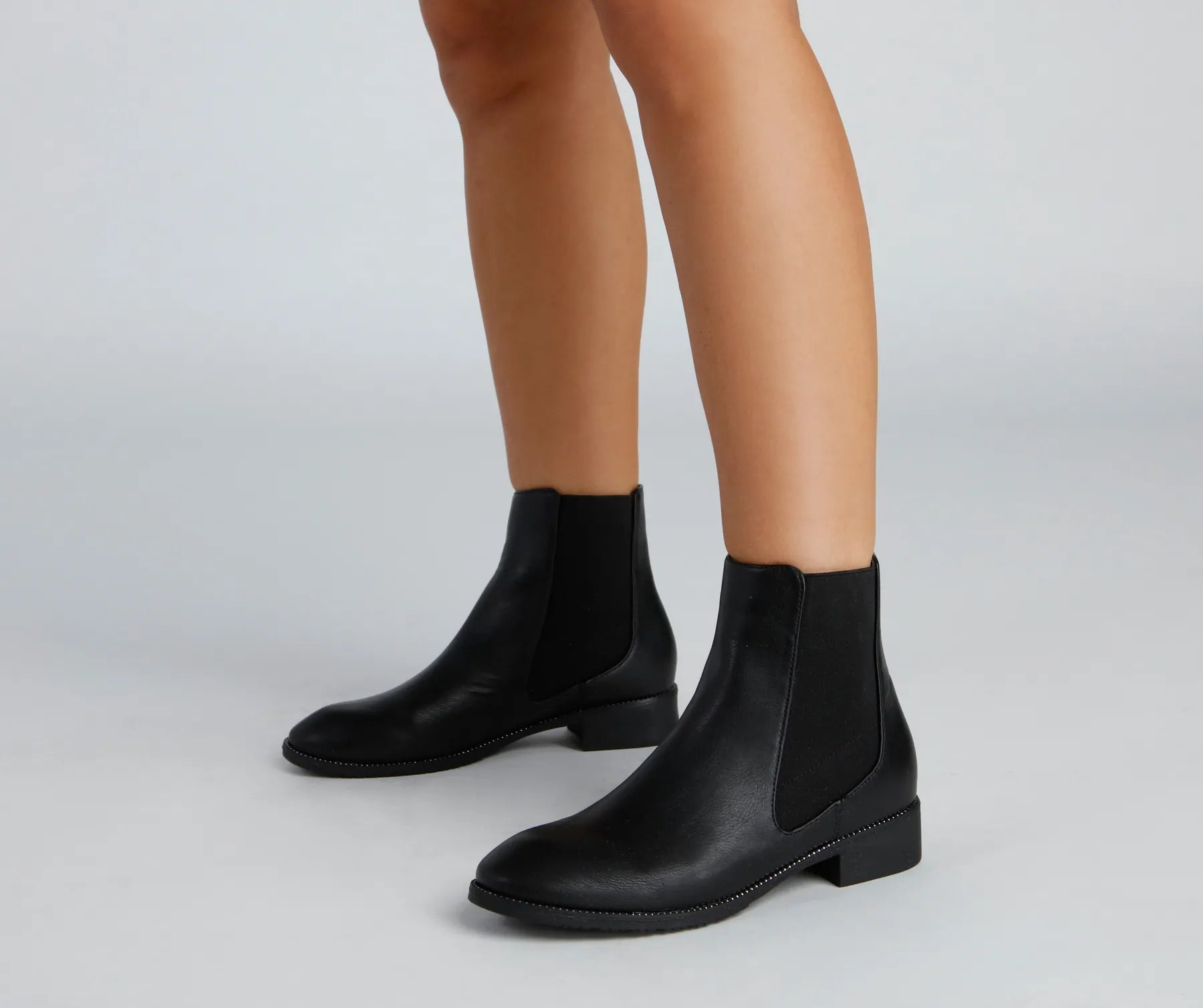 Chic City Girl Stud Accent Booties - Image 5