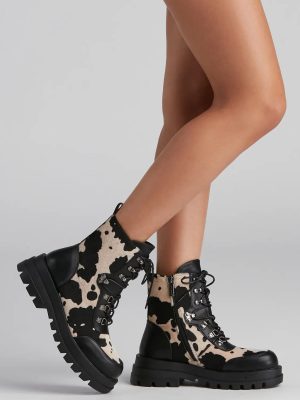 Don't Have A Cow Lug Booties