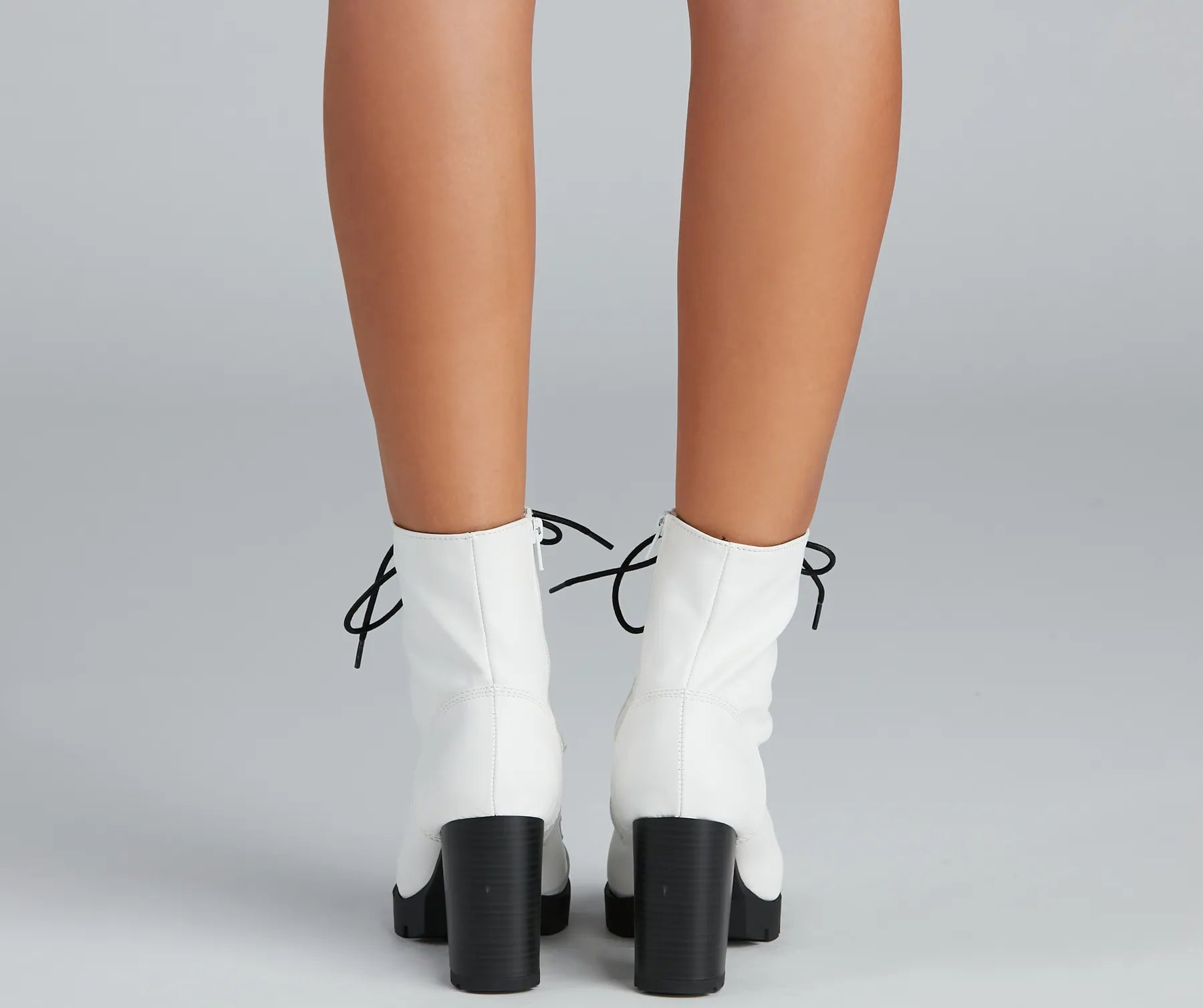 Wild Side Faux Leather Lug Boots - Image 7