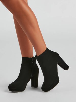 Lots To Love Block Heel Booties