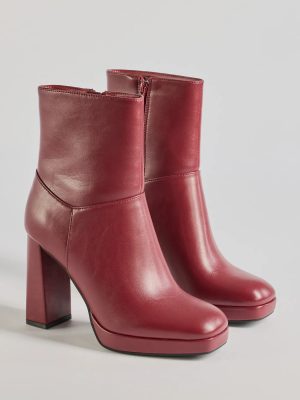 Amp It Up Faux Leather Platform Boots