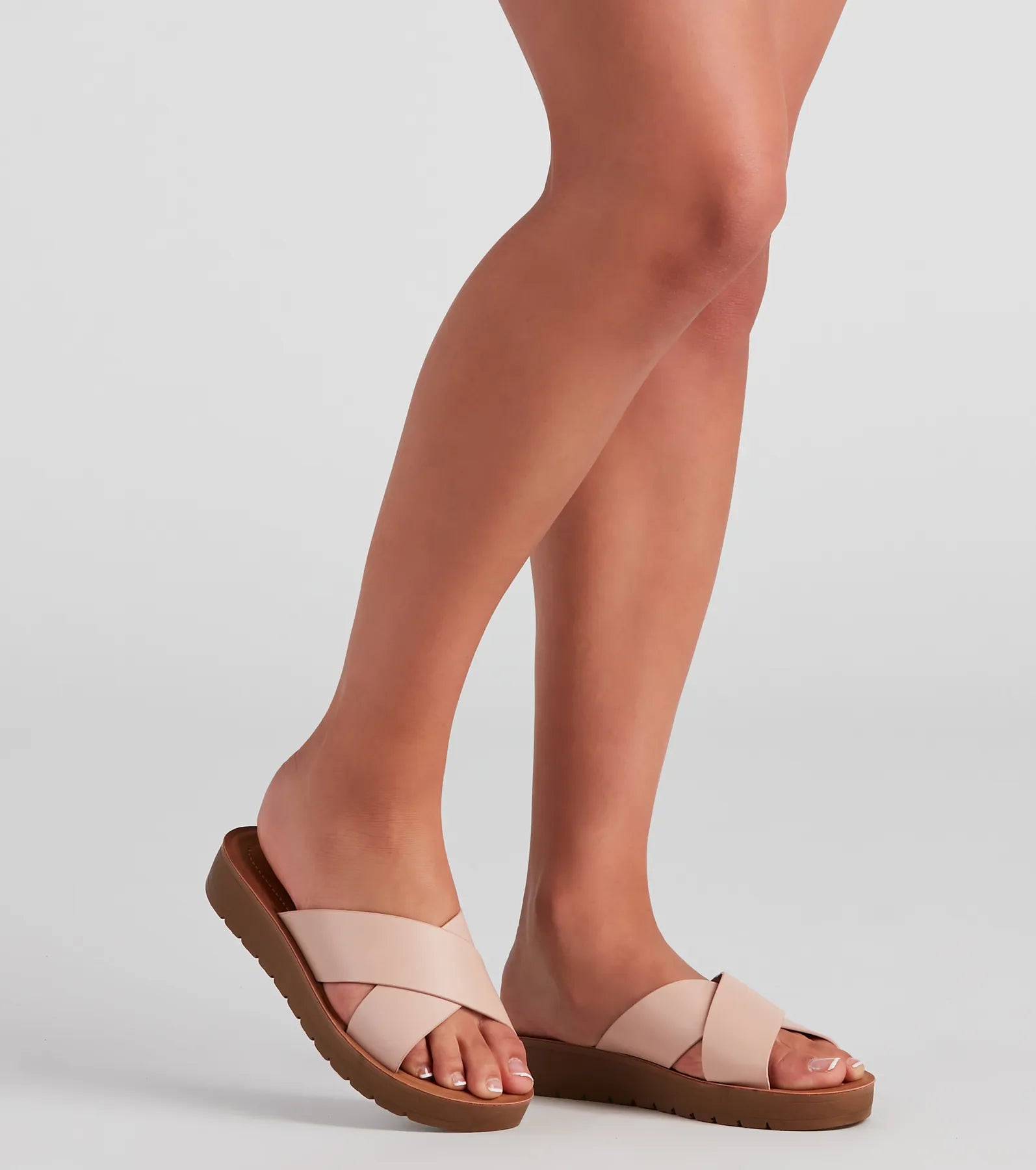 Cross My Mind Comfort Slide Sandals - Image 2