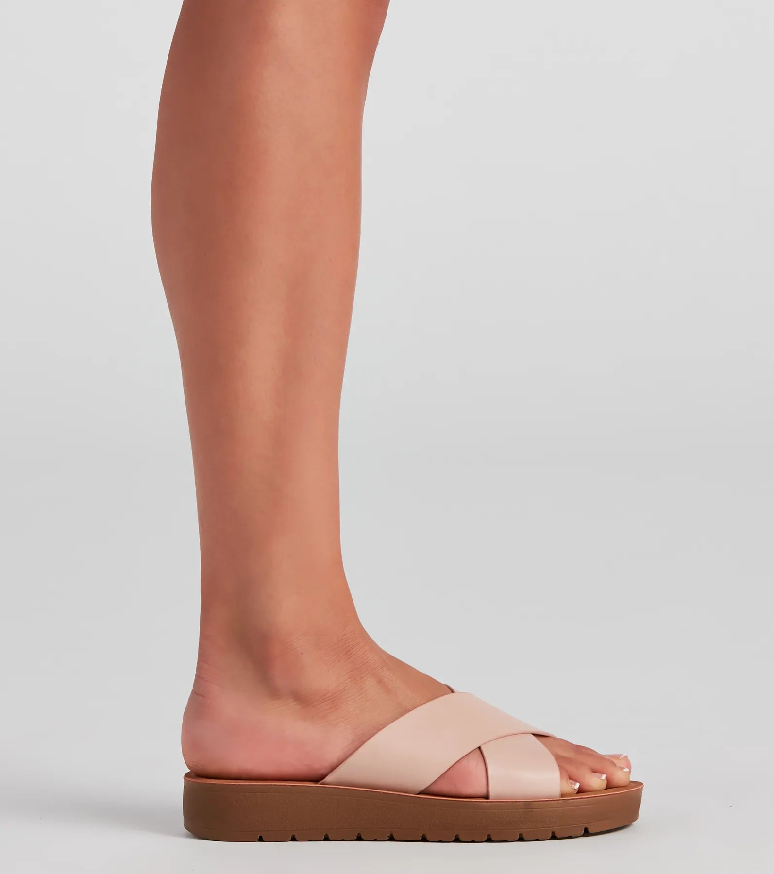 Cross My Mind Comfort Slide Sandals - Image 3