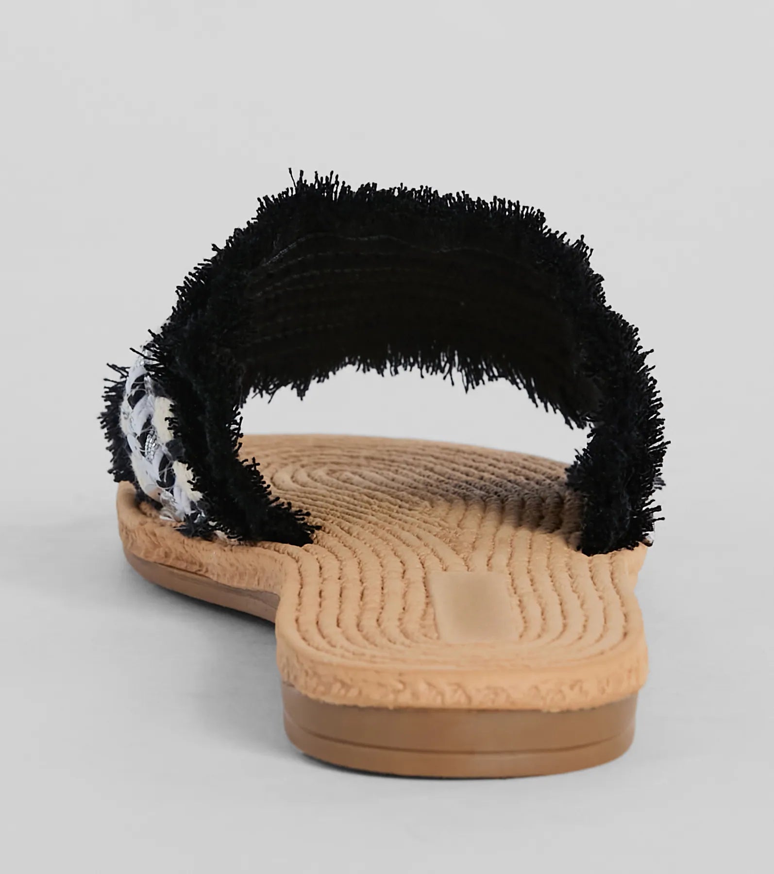 Summer Glam Espadrille Sequin Fringe Sandals - Image 3