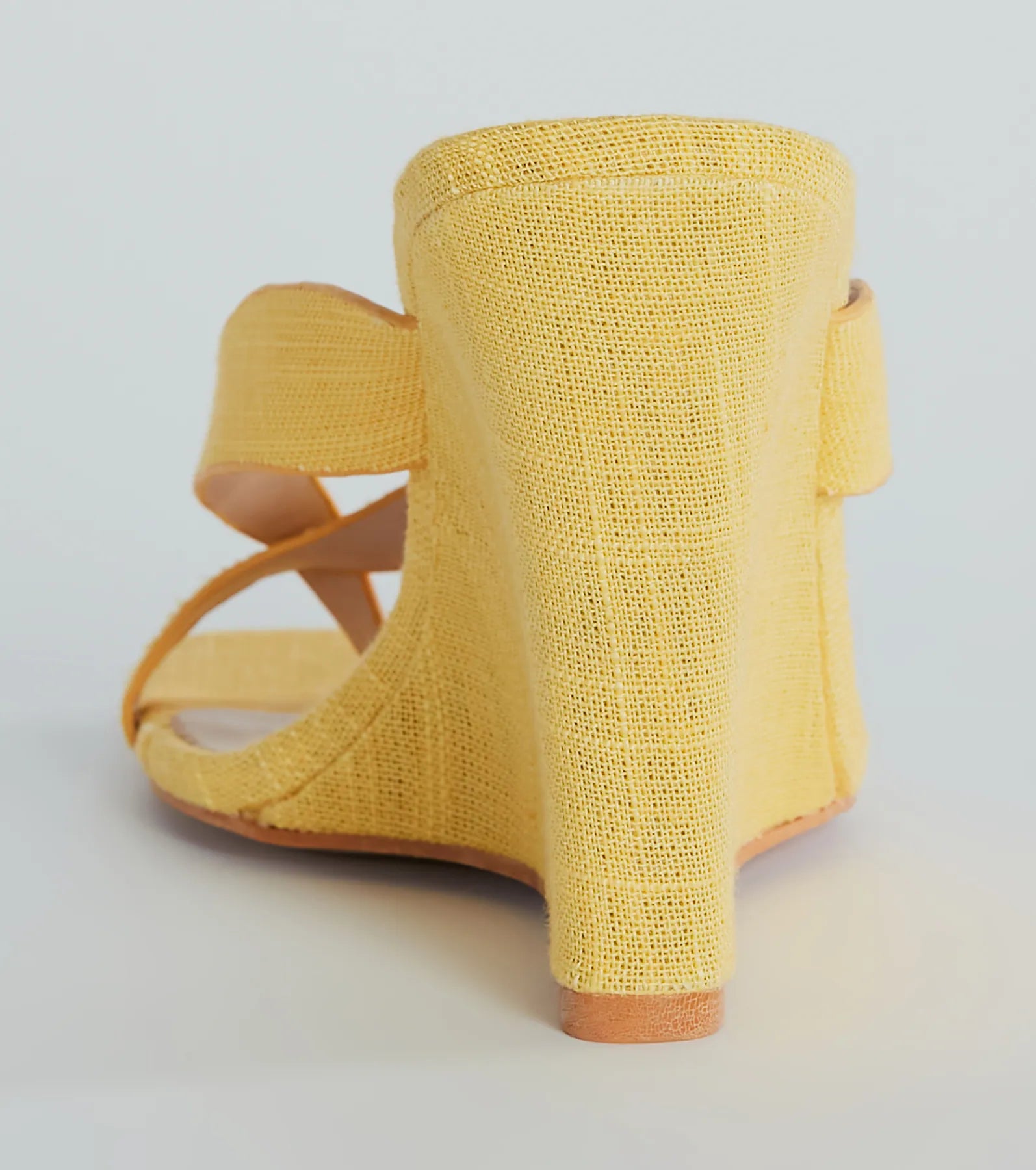 Summer Muse Linen Thong Wedges - Image 8