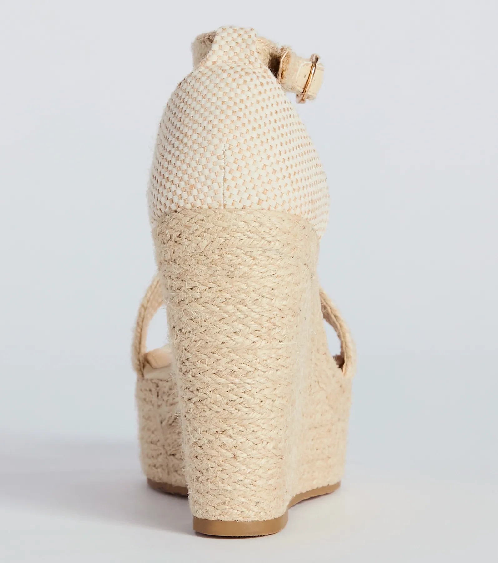 Summer Mode Espadrille Platform Wedge Heels - Image 4